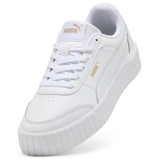 Puma Carina Mia 402637 06 Beyaz Gold Unisex Sneakers