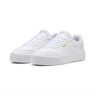 Puma Carina Mia 40263706 Beyaz Gold Unisex Sneakers