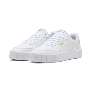 Puma Carina Mia 40263706 Beyaz Gold Unisex Sneakers