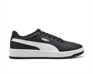 Puma Court Classic Clean 402223 01 Siyah-Beyaz Erkek Sneakers
