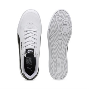 Puma Court Classic Clean 402223 01 Beyaz-Siyah Erkek Sneakers