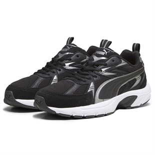 Puma Milenio Tech Suede 393489 01 Siyah-Gri Unisex Sneakers