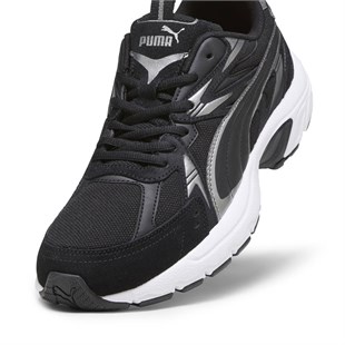 Puma Milenio Tech Suede 393489 01 Siyah-Gri Unisex Sneakers