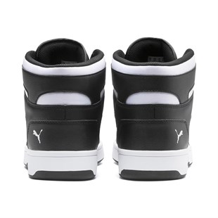 Puma Rebound LayUp SL 369573 01 Siyah-Beyaz Unisex Sneakers