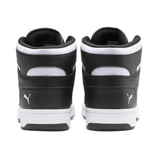 Puma Rebound LayUp SL 369573 01 Siyah-Beyaz Unisex Sneakers