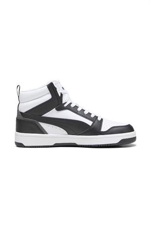 Puma Rebound v6 392326 01 Beyaz-Siyah Unisex Sneakers