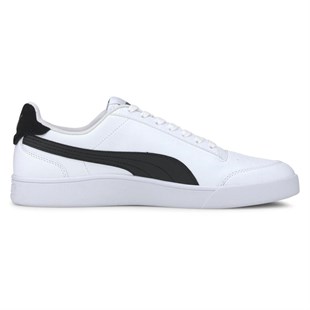 Puma Shuffle 309668 03 Beyaz-Siyah Unisex Sneakers