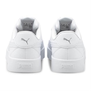 Puma Skye Clean 380147 02 Beyaz Gri Unisex Sneakers
