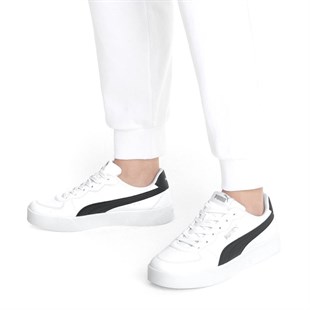 Puma Skye Clean 380147 04 Beyaz-Siyah Unisex Sneakers