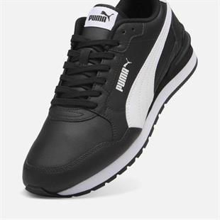 Puma St Runner v4 L 399068 01 Siyah-Beyaz Unisex Sneakers