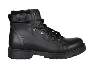 RAKER 8028 Saf Deri (36-39 Arası) Siyah Unisex Bot