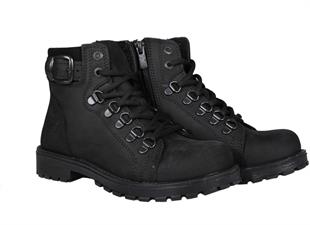 RAKER 8028 Saf Deri (36-39 Arası) Siyah Nubuk Unisex Bot
