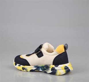 Şirin Bebe 251-1 Lacivert Sarı Çocuk Sneakers