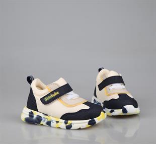 Şirin Bebe 251-2 Lacivert Sarı Çocuk Sneakers