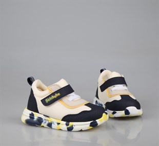Şirin Bebe 251-2 Lacivert Sarı Çocuk Sneakers