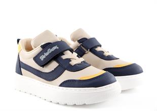 Şirin Bebe 251-3 Lacivert Sarı Çocuk Sneakers