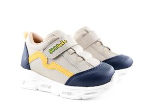 Şirin Bebe 251-5 Bej Lacivert Çocuk Sneakers