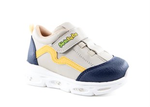Şirin Bebe 251-5 Bej Lacivert Çocuk Sneakers