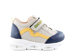 Şirin Bebe 251-5 Bej Lacivert Çocuk Sneakers