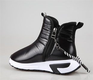 Style Star 232-254 Siyah Rugan Kadın Bot