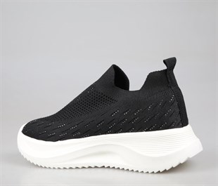 Style Star 707 Siyah-Beyaz Kadın Sneakers