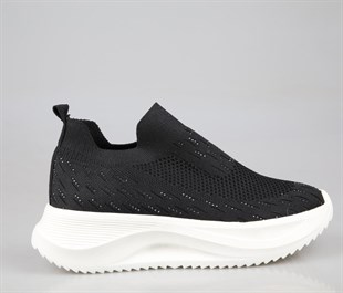Style Star 707 Siyah-Beyaz Kadın Sneakers
