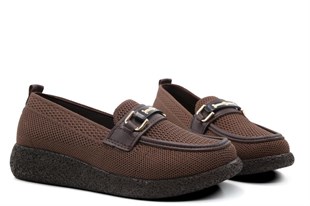 Style Star ae1601 Kahve Kadın Babet