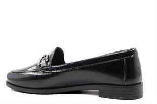 Style Star HS202 Siyah Kadın Babet