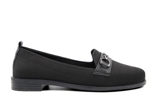 Style Star HS951 Siyah Kadın Babet
