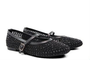Style Star YP502 Siyah Kadın Babet