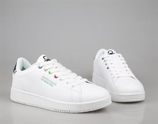 United Colors Of Benetton BNl-10063 Beyaz Erkek Sneakers