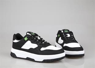 United Colors Of Benetton BNl-11509 Beyaz-Siyah Unisex Sneakers