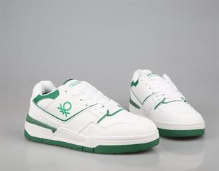 United Colors Of Benetton BNl-10081 Beyaz Yeşil Unisex Sneakers