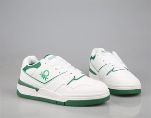 United Colors Of Benetton BNl-10081 Beyaz Yeşil Unisex Sneakers
