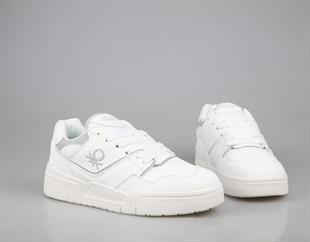United Colors Of Benetton BNl-10081 Beyaz Gri Unisex Sneakers
