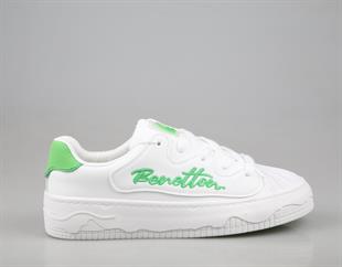 United Colors Of Benetton BNl-10102 Beyaz Yeşil Unisex Sneakers