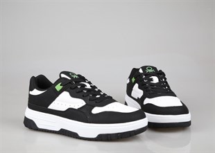 United Colors Of Benetton BNl-11509 Beyaz-Siyah Unisex Sneakers