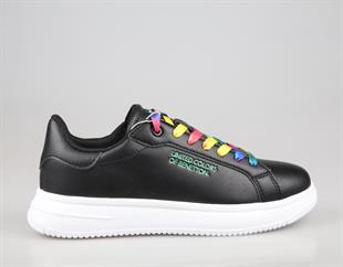 United Colors Of Benetton BNl-10061 Siyah-Beyaz Unisex Sneakers
