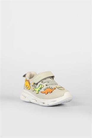 Vicco Dino Gri Çocuk Sandalet