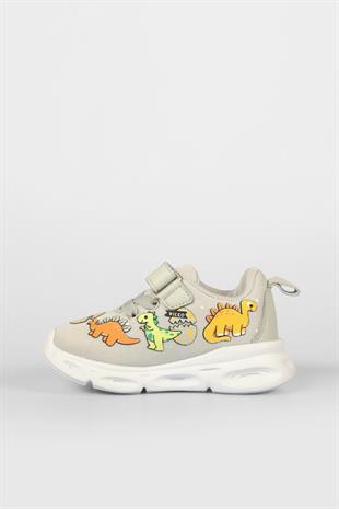 Vicco Dino Gri Çocuk Sandalet