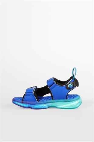 Vicco Felipe Saks Mavi Çocuk Sandalet