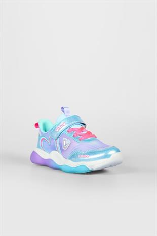 Vicco Heart Mavi Çocuk Sneakers