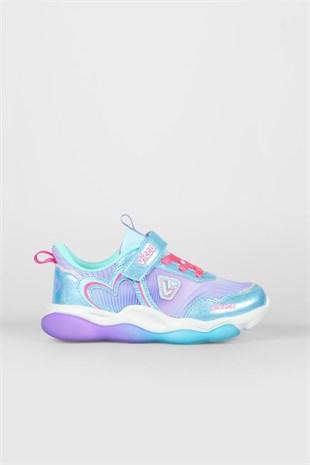 Vicco Heart Mavi Çocuk Sneakers
