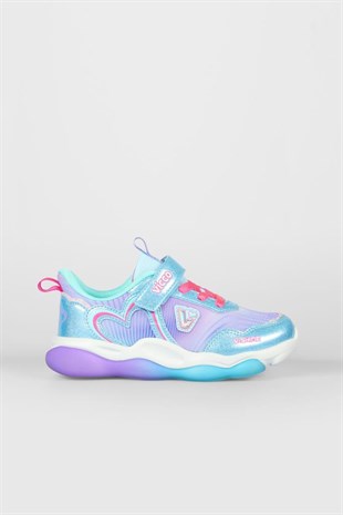 Vicco Heart Mavi Çocuk Sneakers