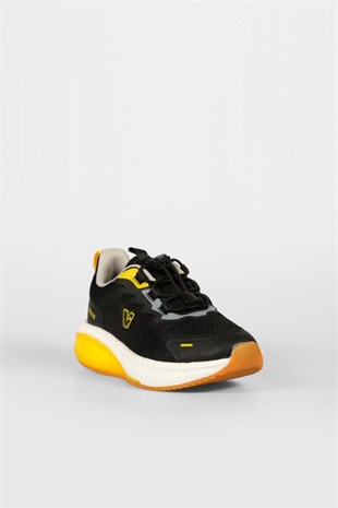 Vicco Knit Siyah Çocuk Sneakers