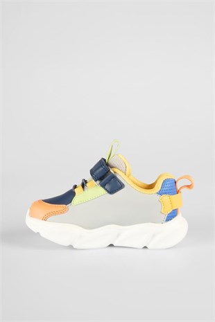 Vicco Lamb Gri Lacivert Çocuk Sneakers