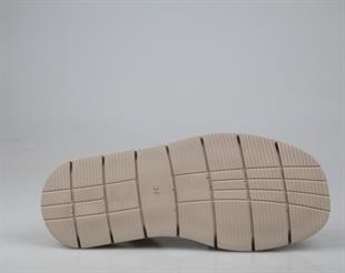 Zeyn 7915 hakiki deri Gri Kadın Sandalet