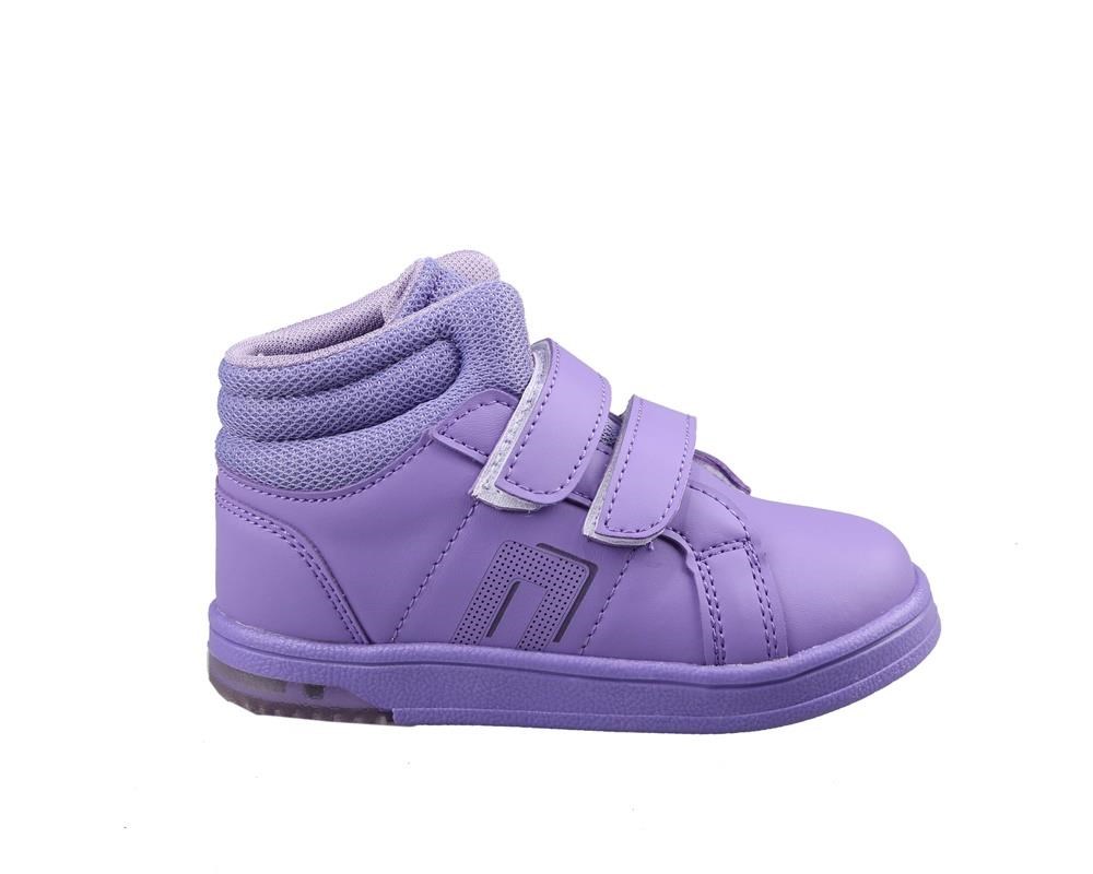 Cool Pepe Boğazlı Mor Çocuk Sneakers