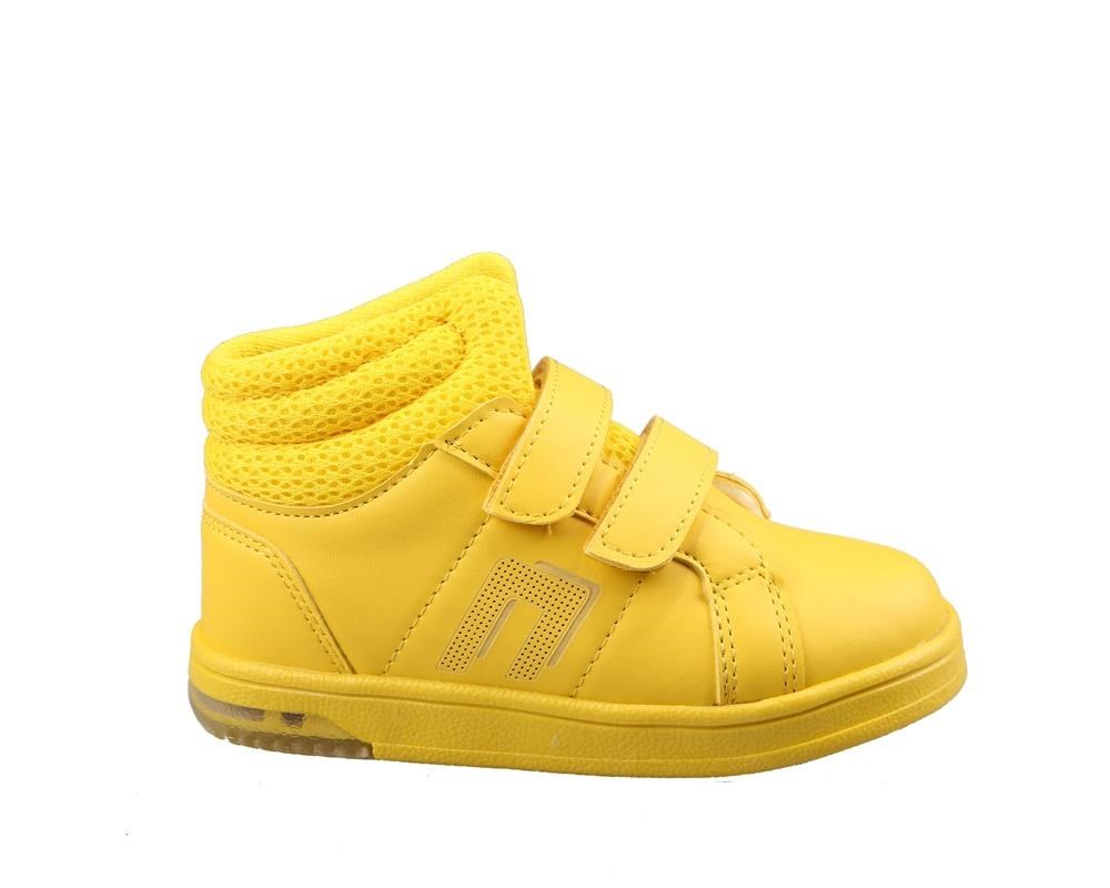 Cool Pepe Boğazlı Sarı Çocuk Sneakers