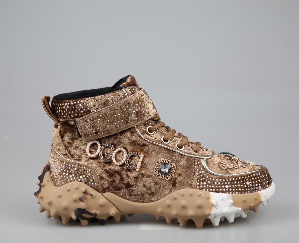 GUJA 24k351 Boğazlı Camel Kadın Sneakers